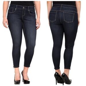 Torrid Stiletto Jegging Premiim Dark Wash Blue Denim Jeans Plus Size 22R